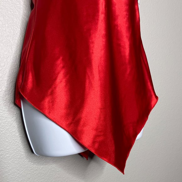 NWT Jessica McClintock For Gunne Sax Red Halter Top/Tunic Red Size 3/4 - Picture 7 of 16